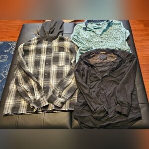 Boys 14 16 xl tops dress shirts euc